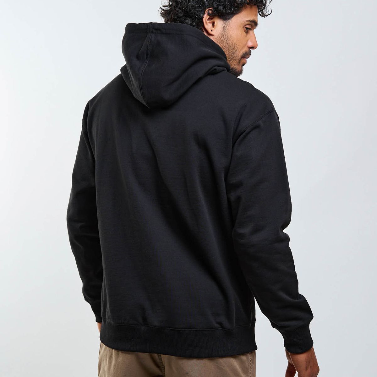 MAUI AND SONS - Poleron Canguro Waveborn Negro Hombre Maui And Sons