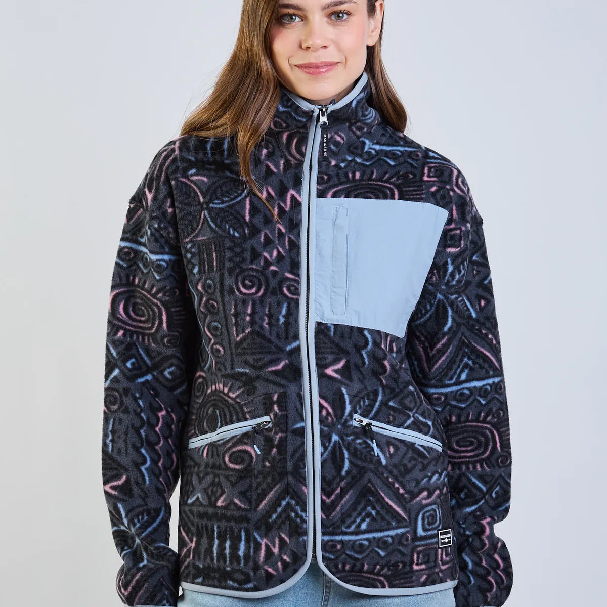 MAUI AND SONS - Poleron Polar Steel Multicolor Mujer Maui And Sons