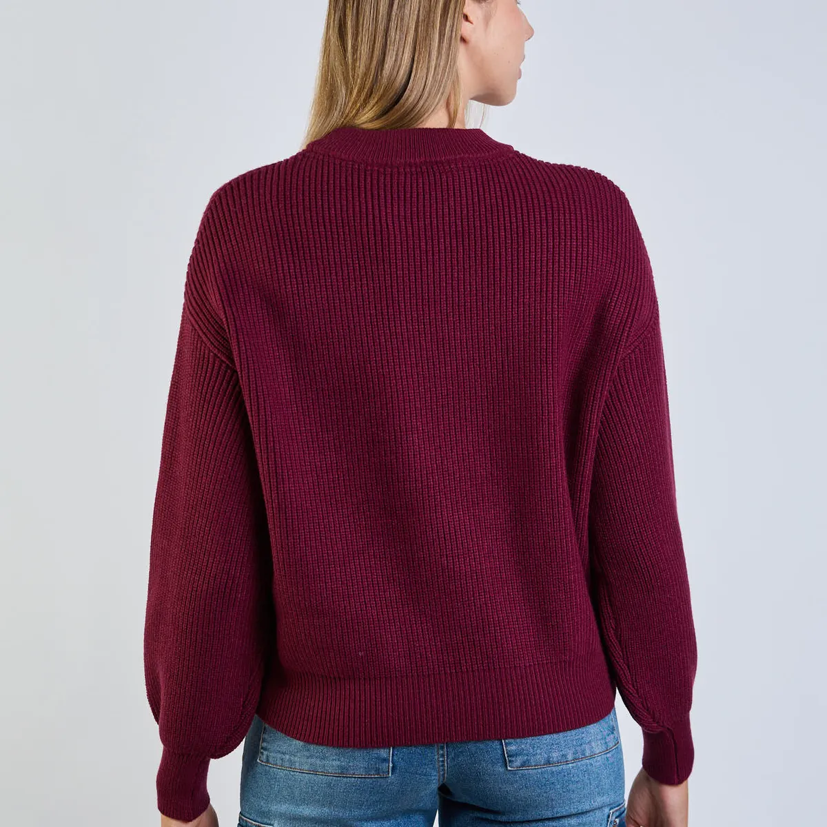 MAUI AND SONS - Sweater Flinta Burdeo Mujer Maui And Sons