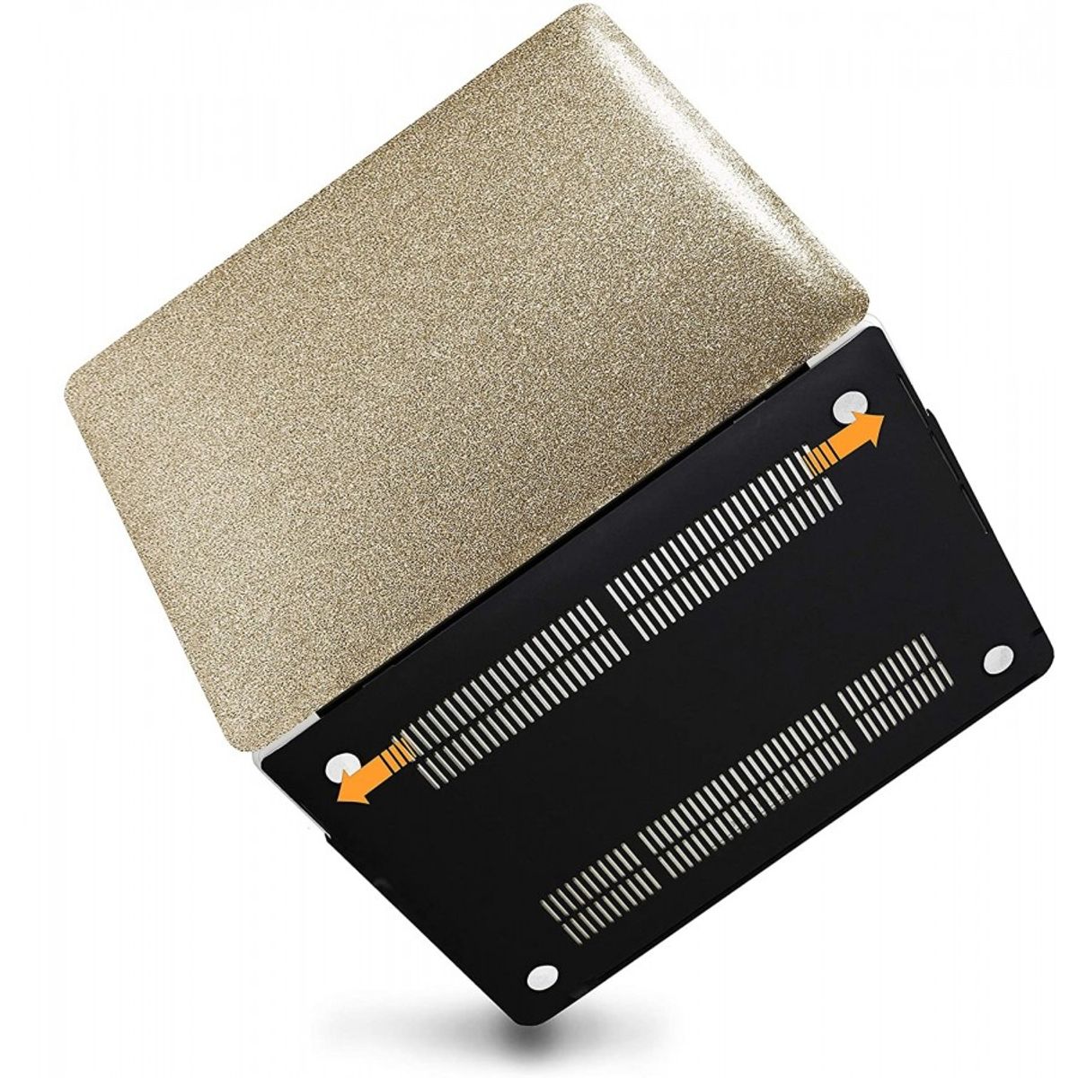 GENERICO - Carcasa protectora para Macbook New Pro 13 A1706/A2338 Dorado Brillante