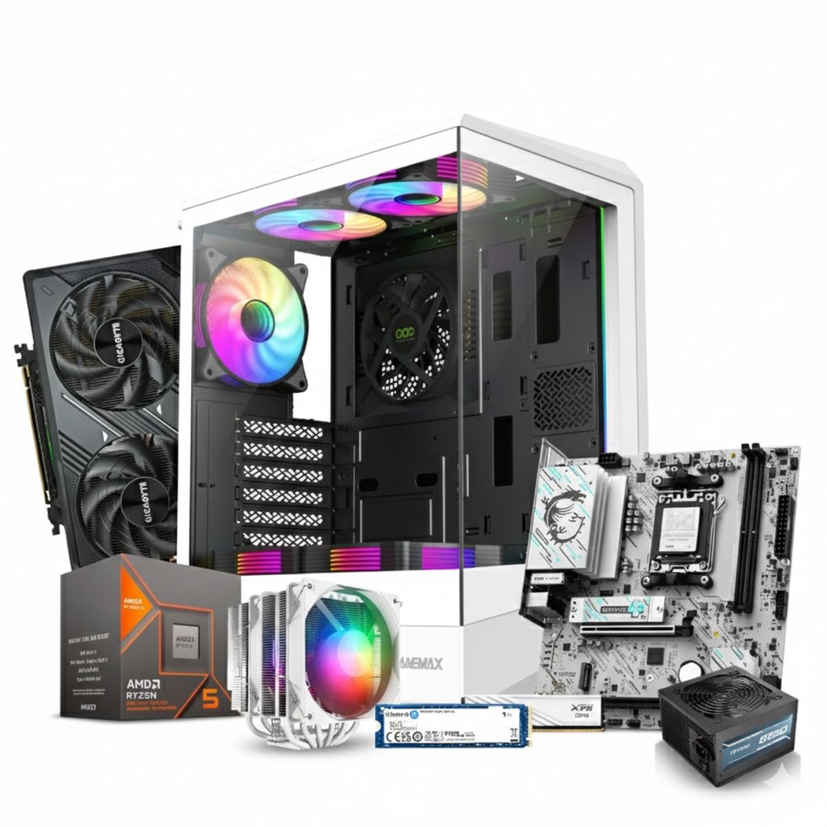 GENERICO - PC GAMER GOLD - AMD Ryzen 5 8400F - M/B MSI B840M Gaming