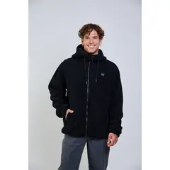 MAUI AND SONS - Poleron Tikiro Negro Hombre