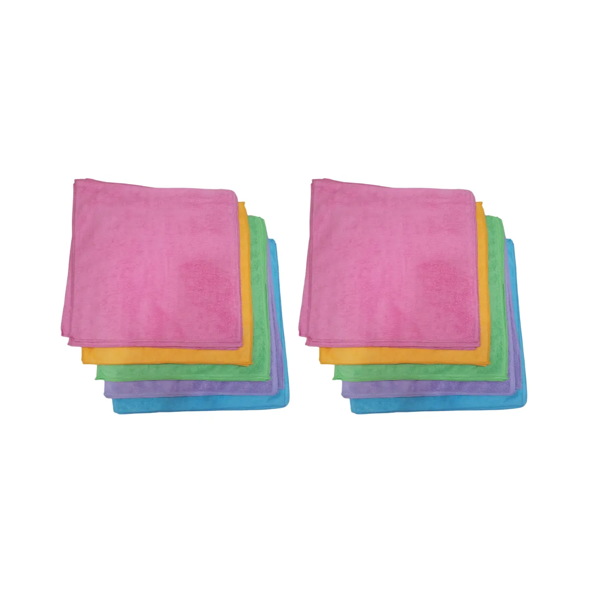 GENERICO - Pack 10 Paños Microfibra 38x38 Ultra Absorbente