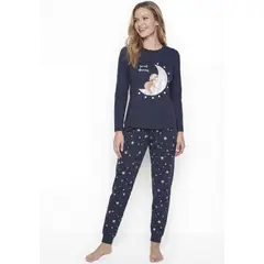 KAYSER - Pijama de mujer Algodón 601604M-AZU
