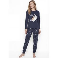 Pijama de mujer Algodón 601604M-AZU