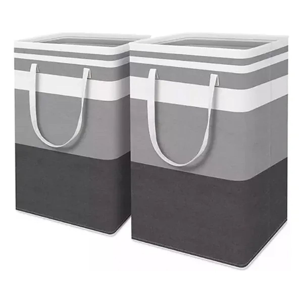 GENERICO - Cajas Organizadoras 75L Impermeables Tela Gris