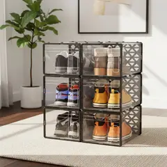 GENERICO - Caja Organizadora para Zapatos Transparente Apilable