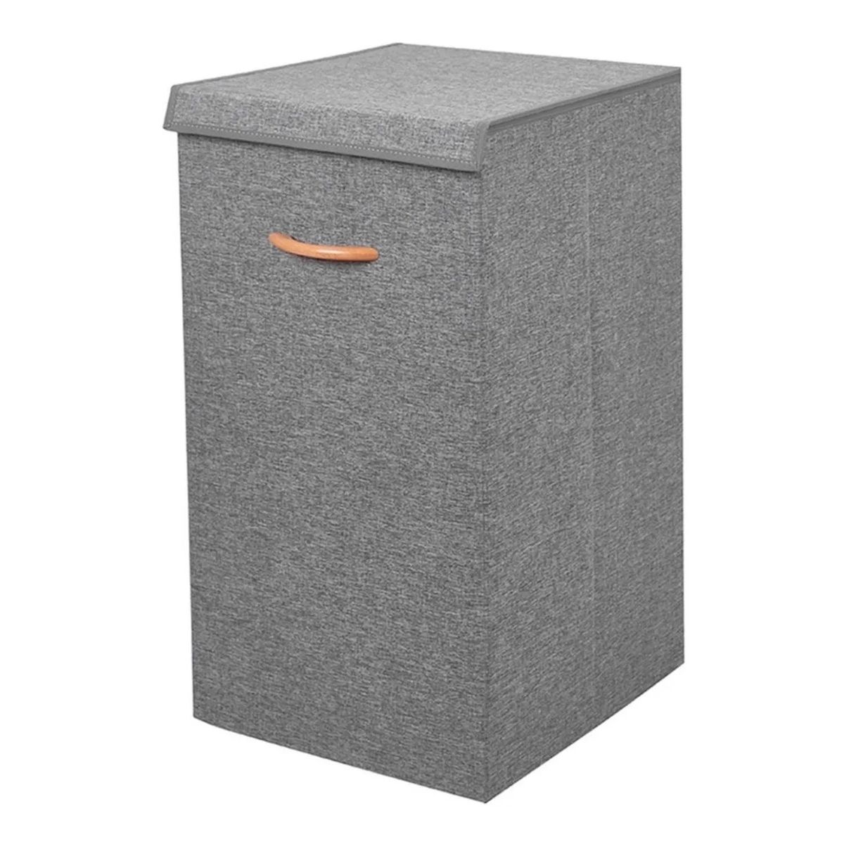 GENERICO - Contenedor de Ropa Plegable Tela Gris 64cm