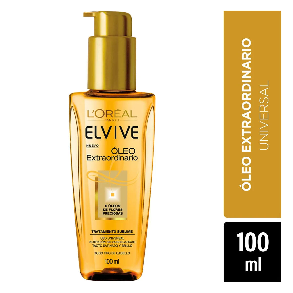 ELVIVE - Aceite Capilar Extraordinario Universal 100 Ml Elvive