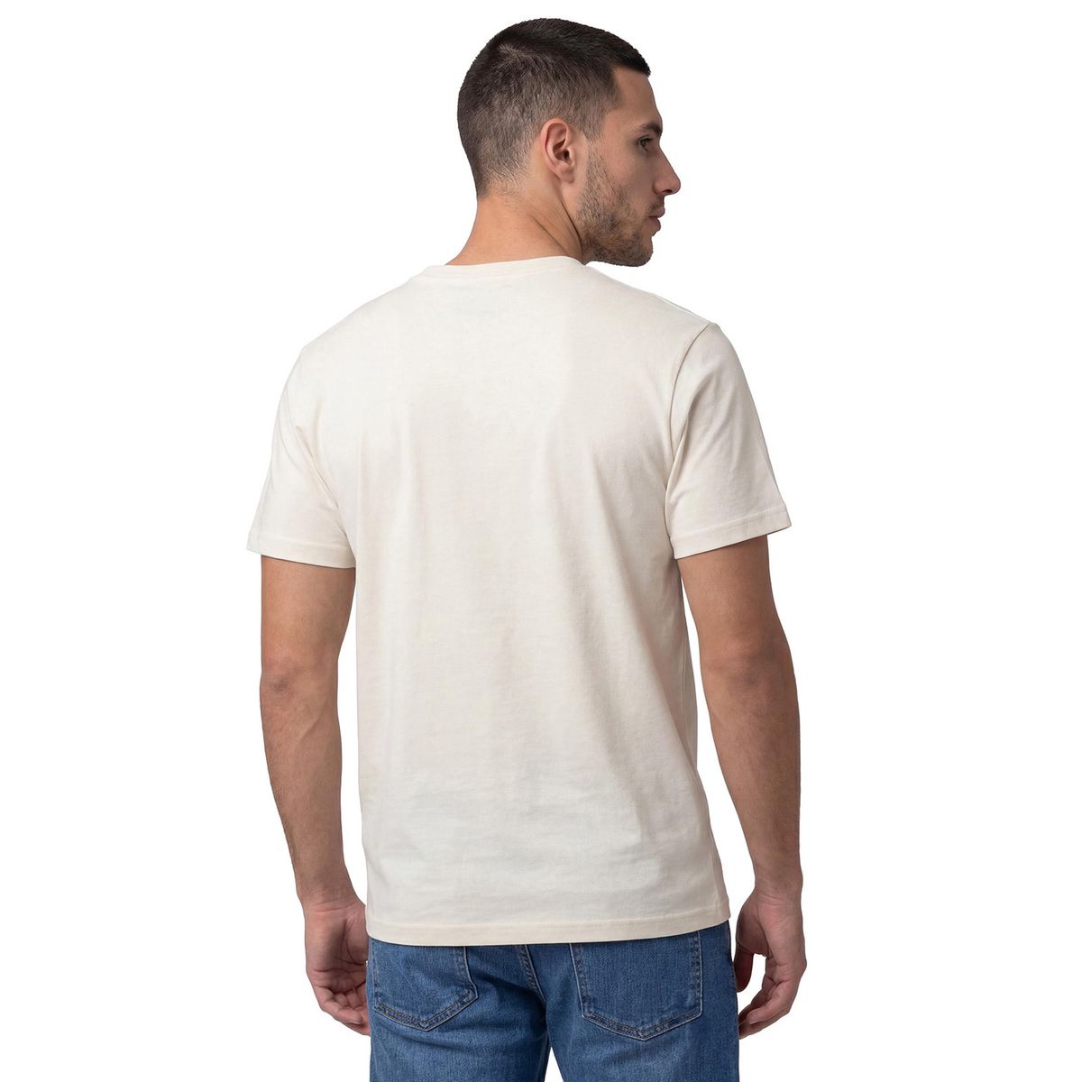 CAT - Polera Manga Corta Hombre Western Blanco CAT