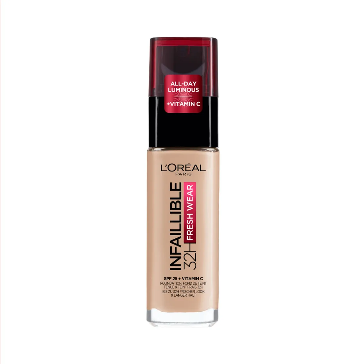 LOREAL PARIS - Base de Mquillaje Infallible 32H Fresh Wear 110 Vanilla Rose Loreal Paris