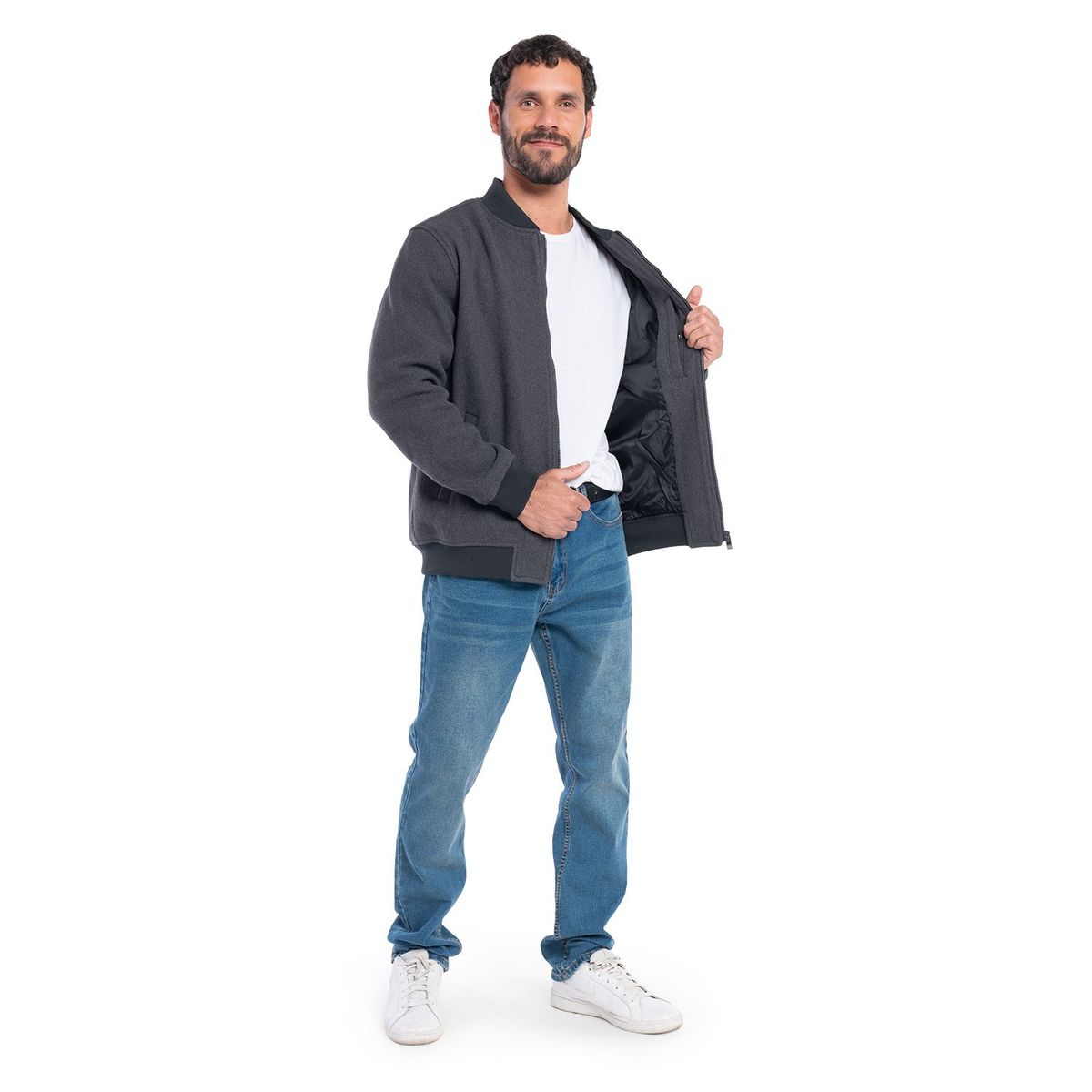POTROS - CHAQUETA BOMBER LOOK LANA Dijon