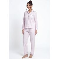 Pijama de mujer camisero Algodón 601596M-ROS