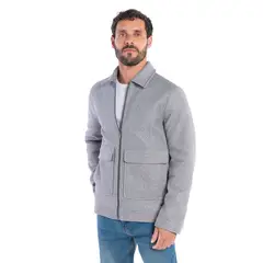 POTROS - CHAQUETA CUELLO CAMISERO LOOK LANA Lyon