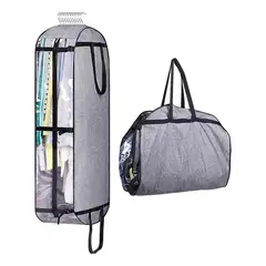 GENERICO - Bolsa De Almacenamiento Plegable Portátil Tela Gris 127x61 Cm