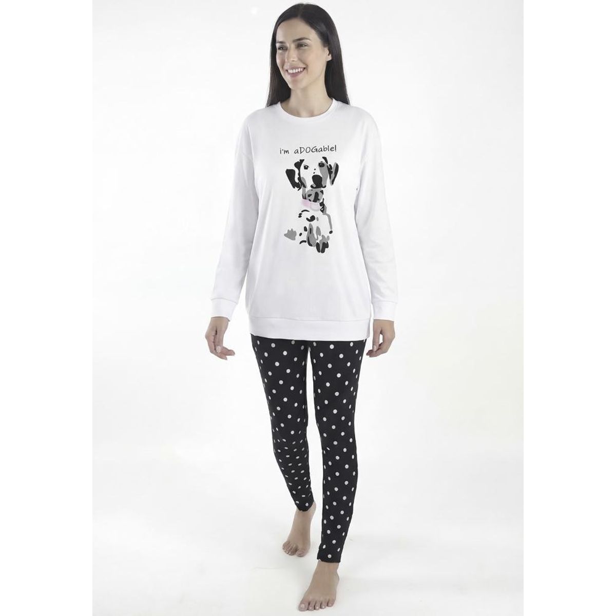 KAYSER - Pijama de mujer Algodón 601609M-BLA