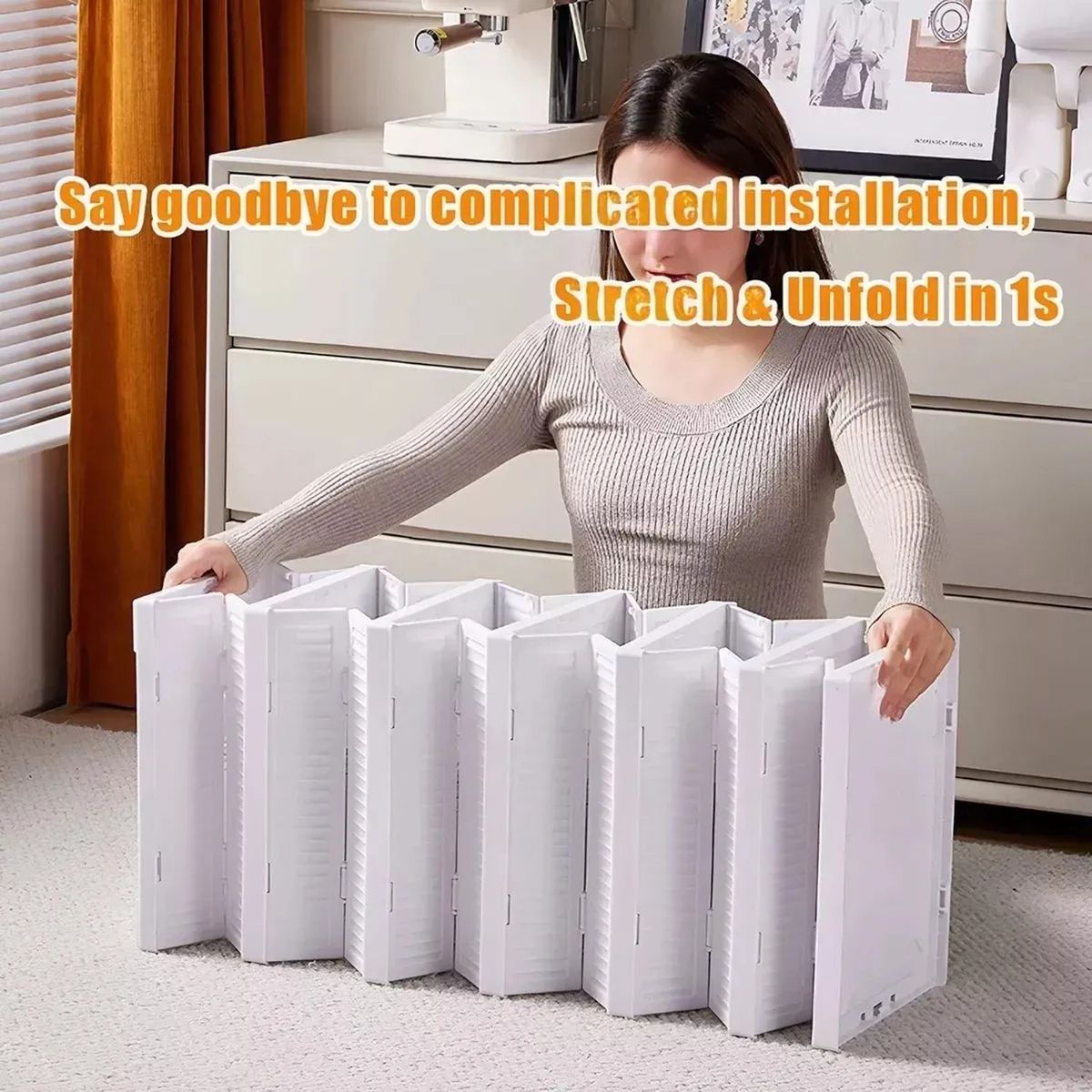 GENERICO - Caja Organizadora de Zapatos Plegable Plástico Transparente Apilable