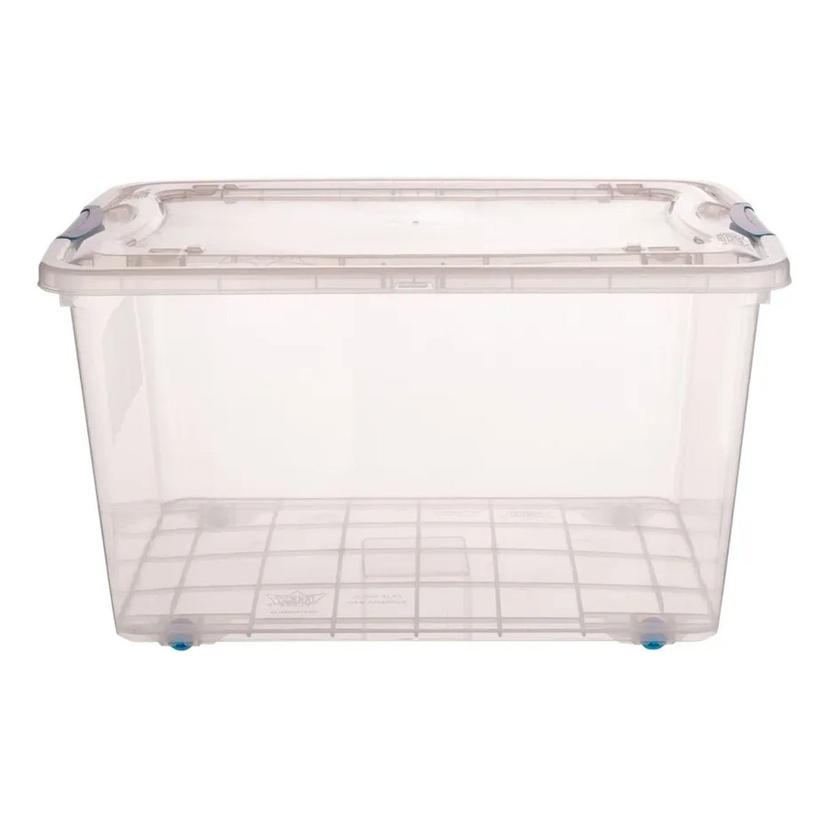GENERICO - Caja de Almacenamiento Plástica Transparente con Tapa Hermética 50L