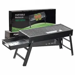 GENERICO - Parrilla a Carbón Plegable Barbacoa BBQ Asados Portátil