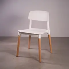 TENDENCIA HOME - PACK 4 SILLAS PARA COMEDOR MODELO CROSCAT COLOR BLANCO