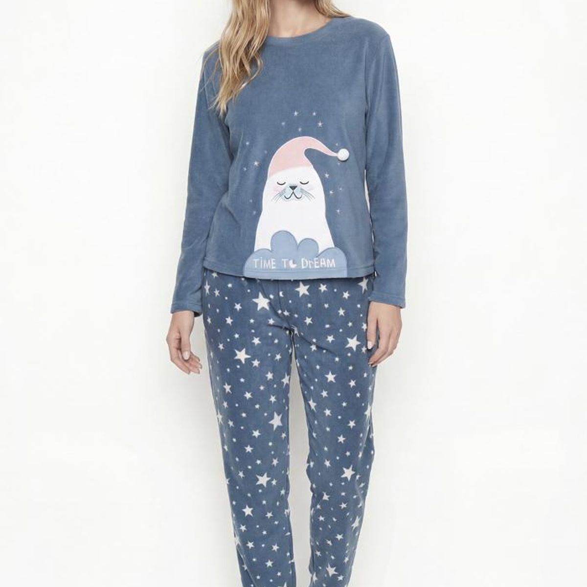 KAYSER - Pijama de mujer Polar 601618M-AZU