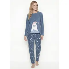 KAYSER - Pijama de mujer Polar 601618M-AZU