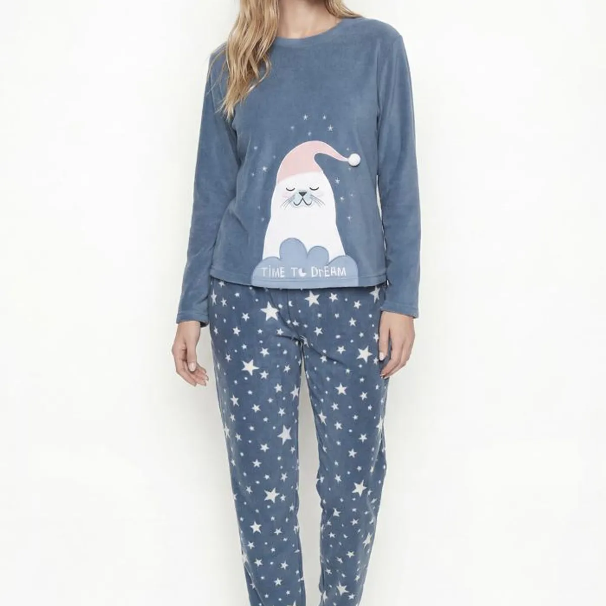 KAYSER - Pijama de mujer Polar 601618M-AZU