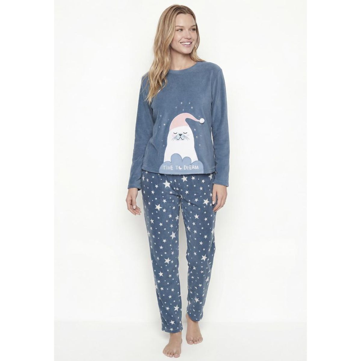 KAYSER - Pijama de mujer Polar 601618M-AZU