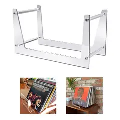 GENERICO - Organizador Para Vinilos Acrílico Transparente 345cm