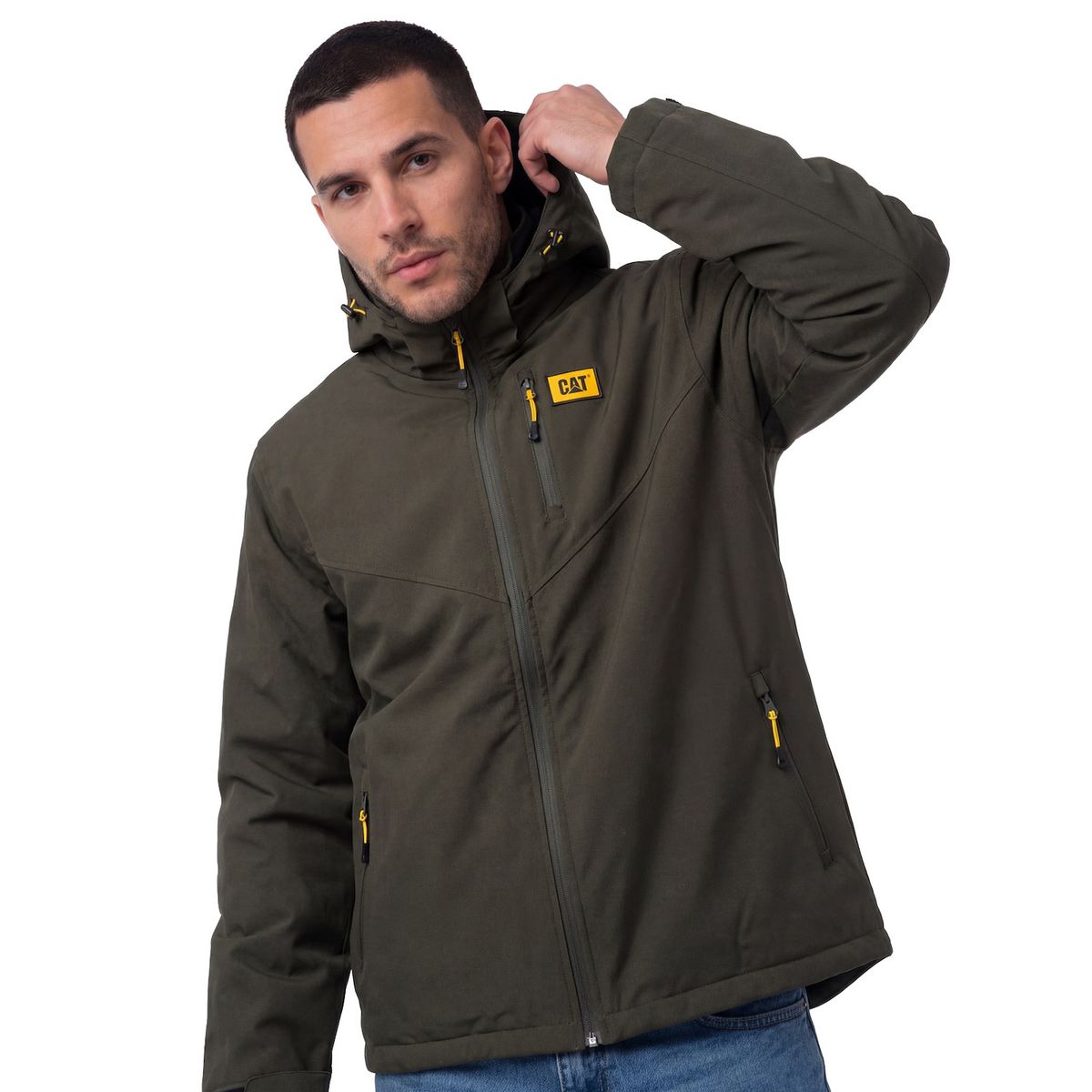 CAT - Chaqueta Waterproof Hombre Chinook 2.0 Verde CAT
