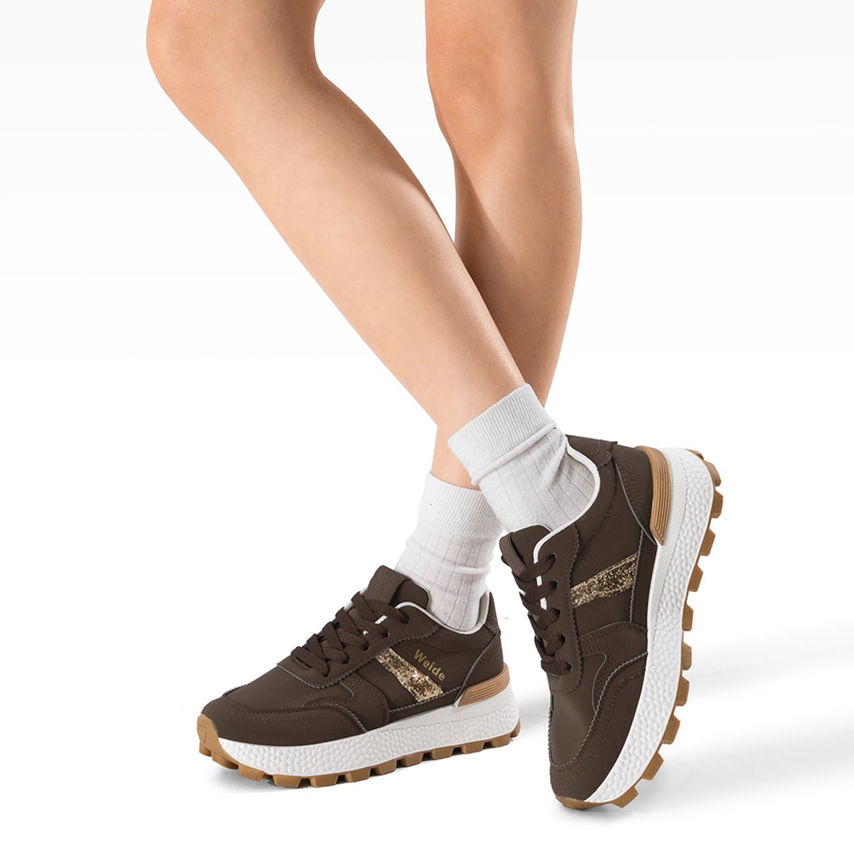 WEIDE - Zapatillas Urbanas Mujer Plataforma PU Weide SL75