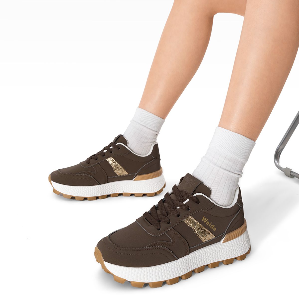 WEIDE - Zapatillas Urbanas Mujer Plataforma PU Weide SL75