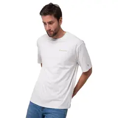 CAT - Polera Manga Corta Heavyweight Relaxed Blanco