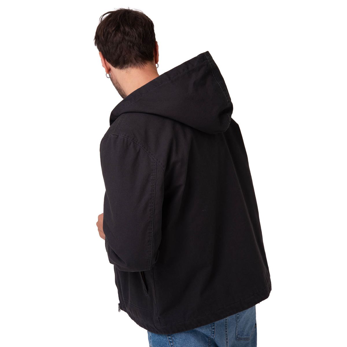 CAT - Chaqueta Hombre Canvas Negro CAT