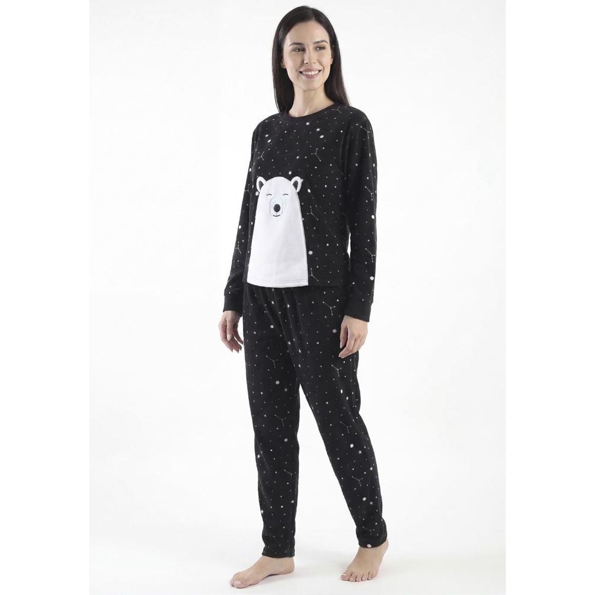 KAYSER - Pijama de mujer Polar 601624M-NEG