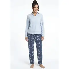 KAYSER - Pijama de mujer Polar 601612M-AZU