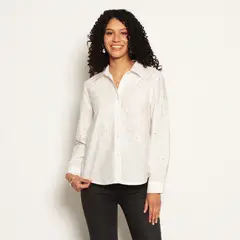WADOS - BLUSA MANGA LARGA CON BRODERY EN DELANTERO