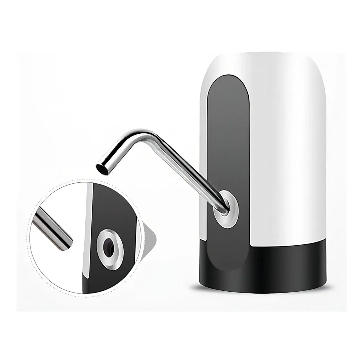 GENERICO - Dispensador De Agua Bomba De Agua Potable Electrica Blanco Con Negro