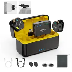 NEEWER - Cm29 Micrófono Inalámbrico P/ Celuar Cámara Insta360 17 16 15 14 Pro Max S25 S24 S23 Ultra Xiaomi