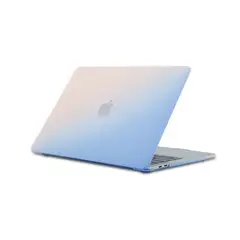GENERICO - Carcasa protectora para Macbook New Pro 13 A1706/A2338 Rosado Azul