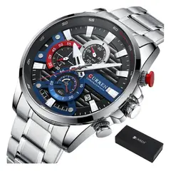 CURREN - Reloj Hombre 8415 Cronógrafo + Caja