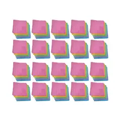 GENERICO - Pack 100 Paños Microfibra 38x38 Ultra Absorbente