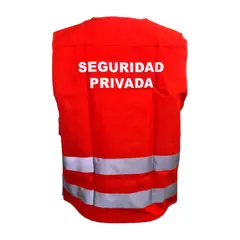 GENERICO - Chaleco Geólogo Seguridad Privada Rojo