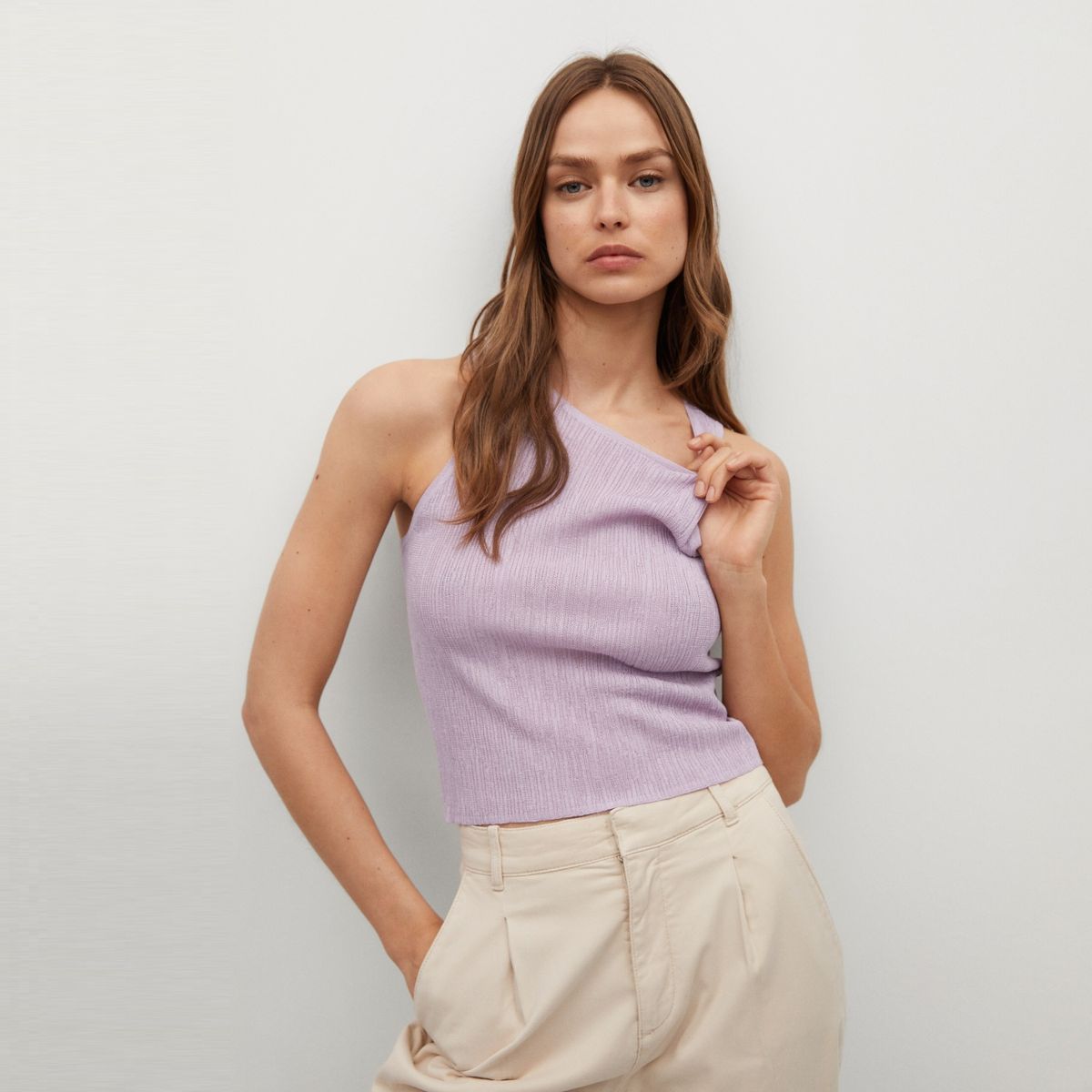 MANGO - Top Punto Adagio Mujer