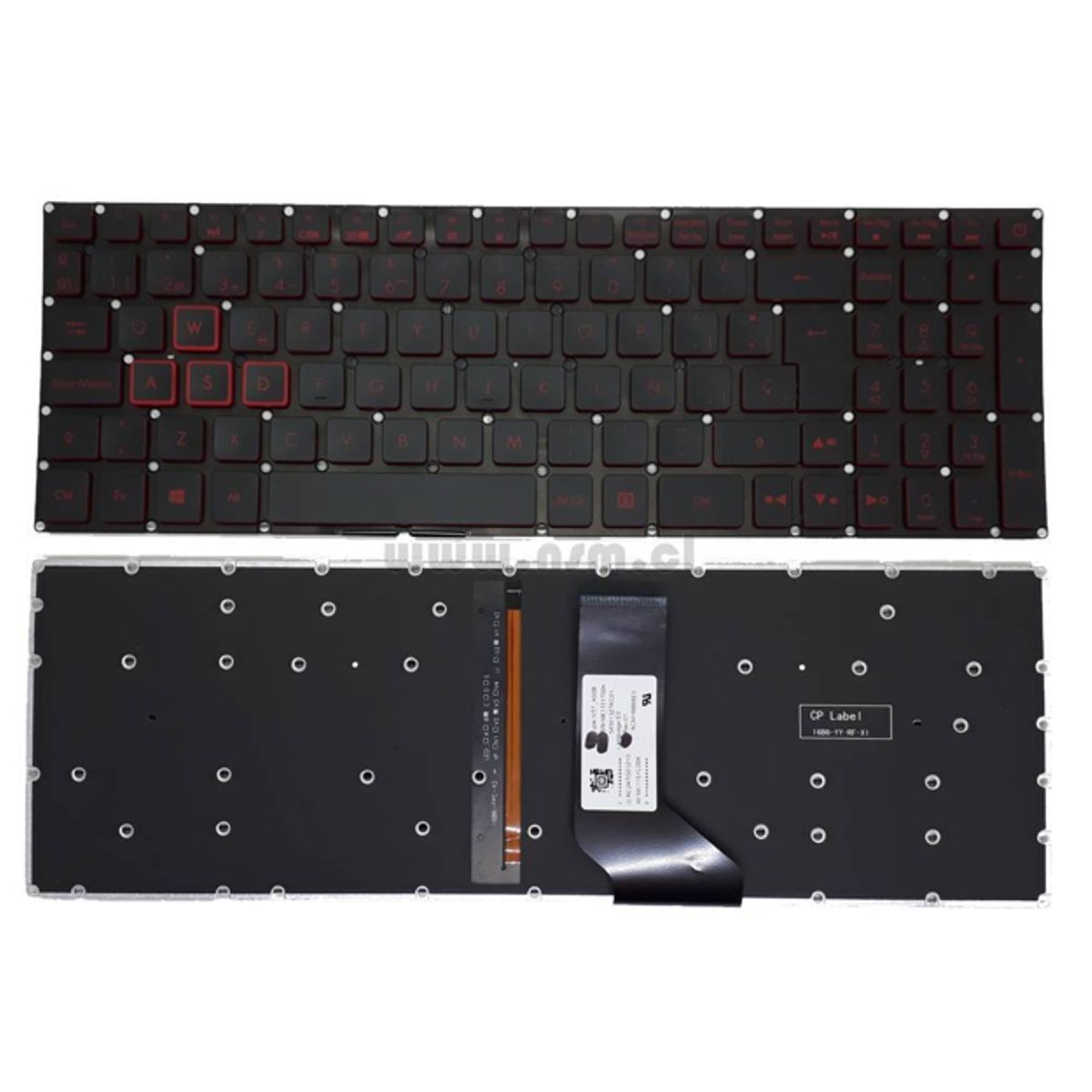 ACER - TECLADO ACER NITRO AN515-51 ESPAÑOL RETRO