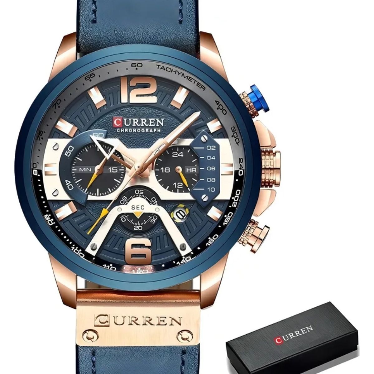 CURREN - Reloj Curren 8329 Hombre Elegante Lujo