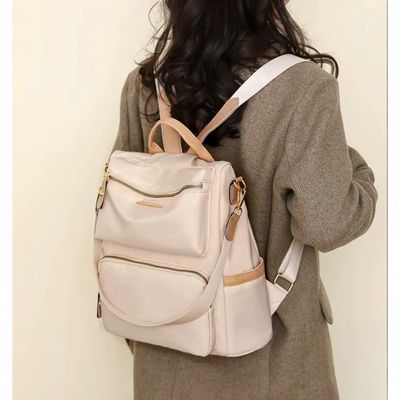 Imagen 2 del producto Mochila Mujer Antirrobo Impermeable Multifuncional Gran Capacidad Diseño Elegante