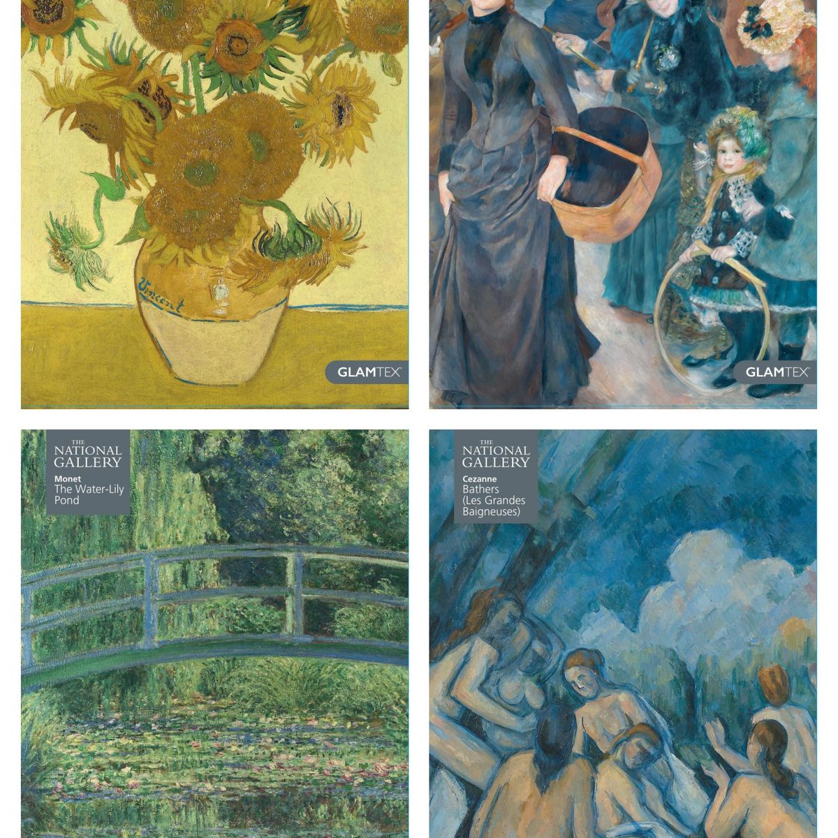 GLAM - Cuaderno Glamtex Cuarta 150h 7mm Nat Gallery 4uni