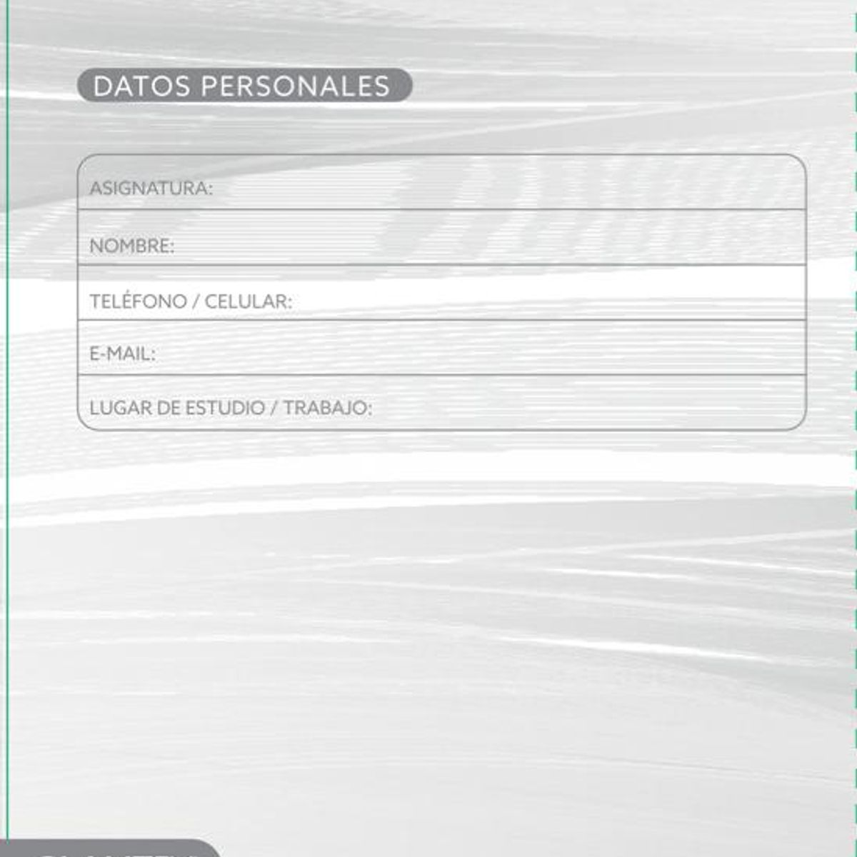 GLAM - Cuaderno Glamtex Tapa Extra Dura 100 Hojas Cuadriculado 7mm 6u