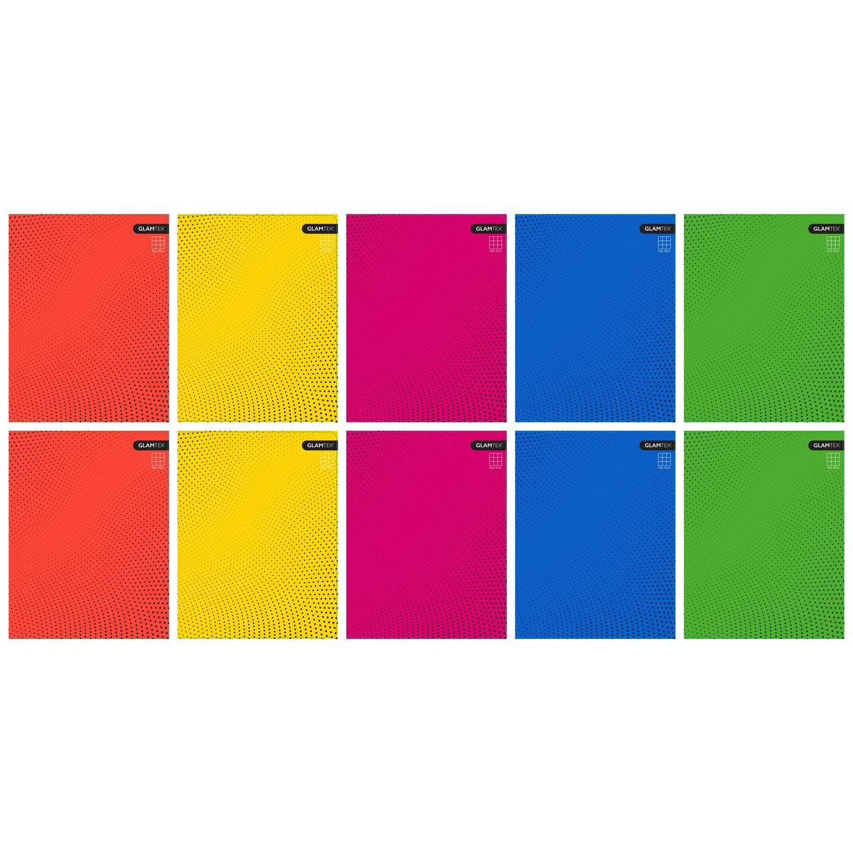 GLAM - Cuaderno Glamtex Unives Tapa Dura 100h Composicion Liso 10u
